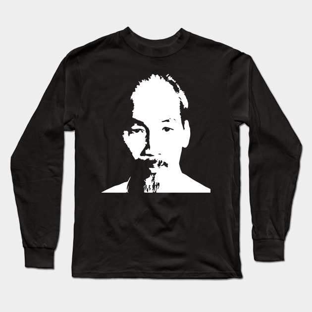 Ho Chi Minh 14B (Hồ Chí Minh) 1st President of the Democratic Republic of Vietnam Long Sleeve T-Shirt by FOGSJ